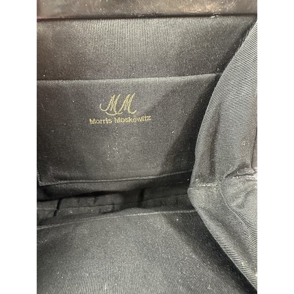 Vtg Morris Moskowitz Bag Tapestry Mini Purse Tortoise Chain Snap Closure Handbag - Picture 12 of 15